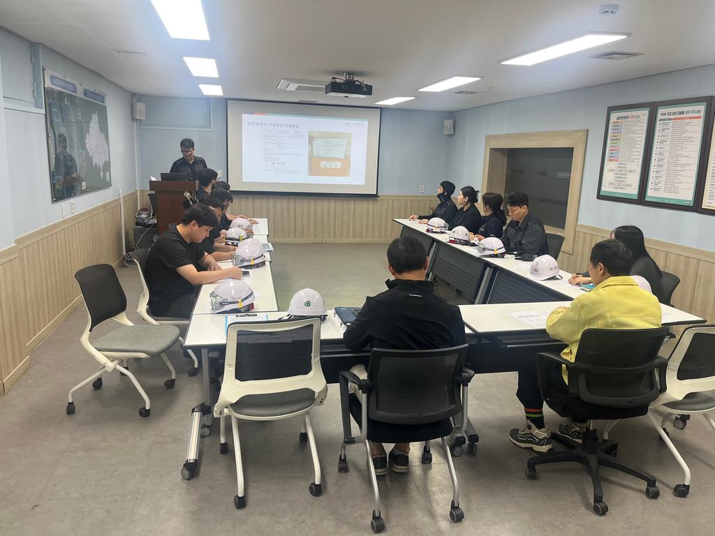 진주공공하수처리시설 비상상황 대응모의훈련 사진 1