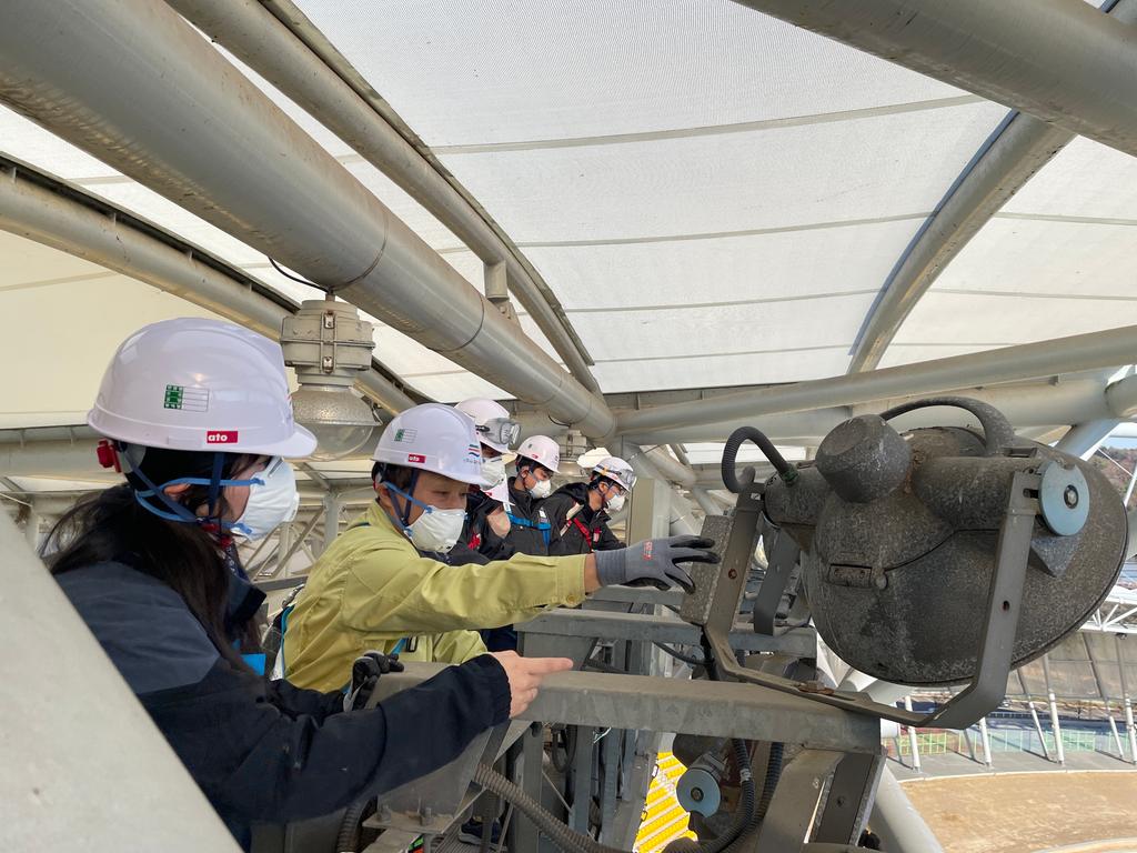 진주종합경기장 추락사고 대응 훈련 실시